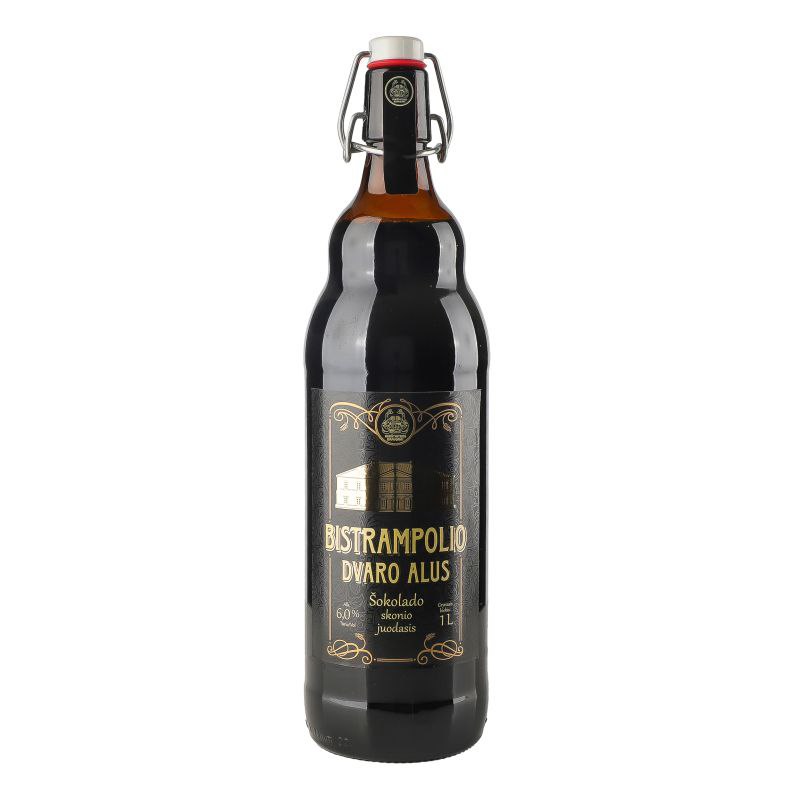 Пиво Bistrampolio Dvaro chocolate black 6% 1л